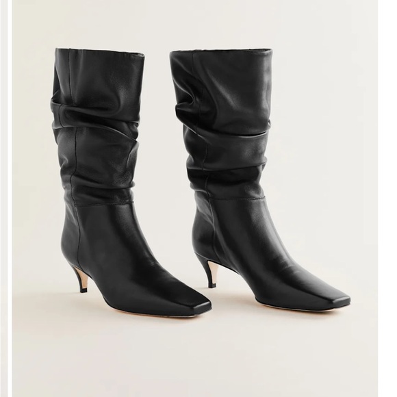 Reformation Rosie Mid Shaft leather Boot NWT - Picture 6 of 8